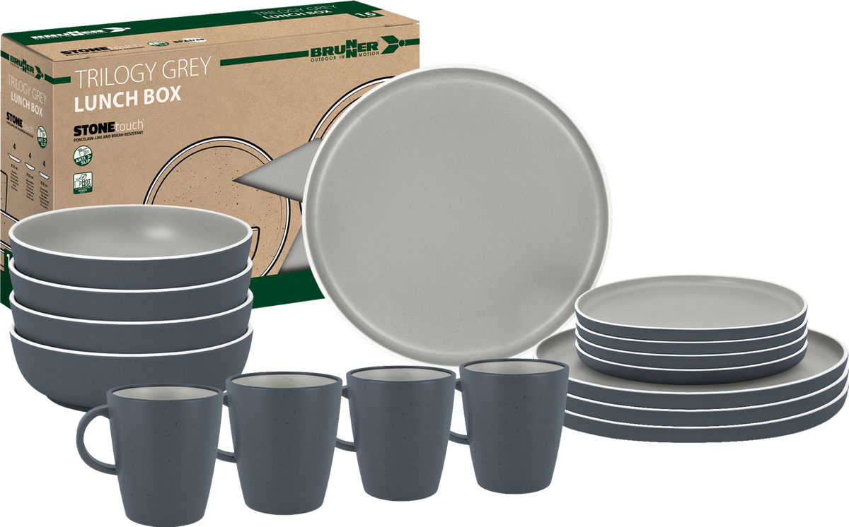 Brunner Lunch Box TRILOGY GREY