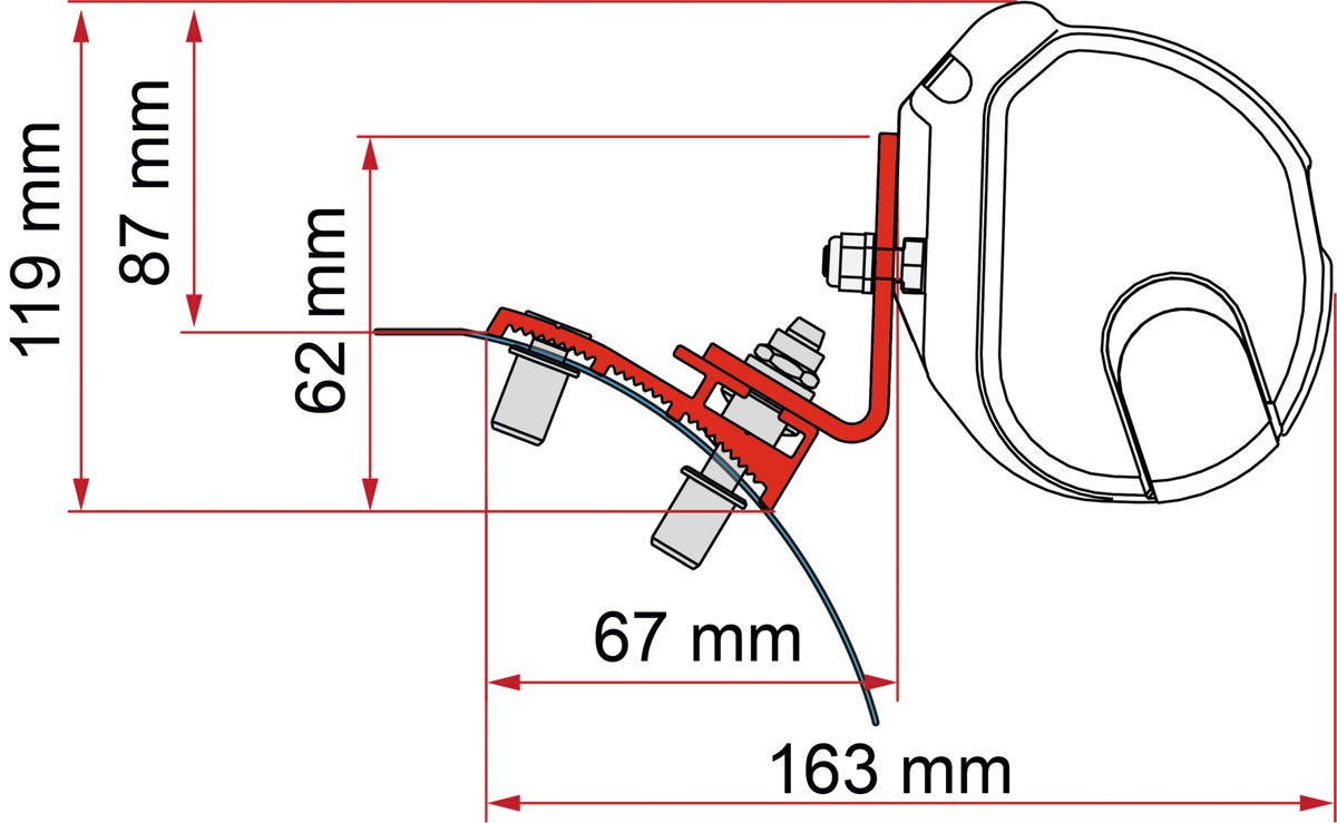 Fiamma Adapter F35 Kit PSA ab 2018
