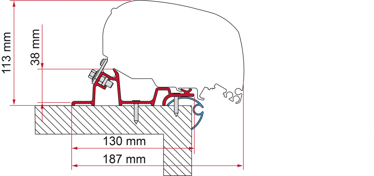 Fiamma Adapter Caravan Standard 370