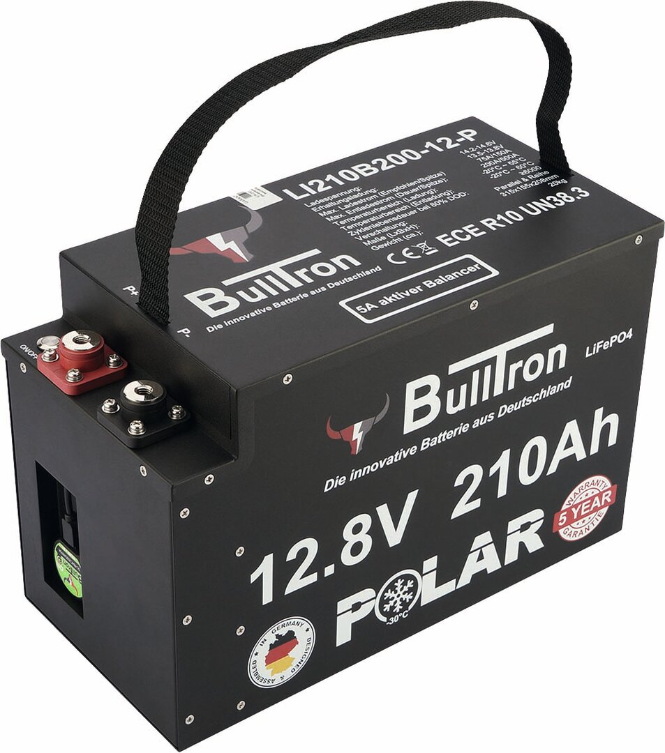 Lithiumbatterie Bulltron 210Ah Polar