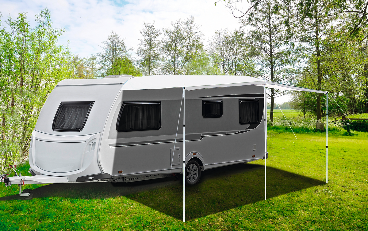 Brunner Sonnenvordach CARASHADE Gr.2 grau
