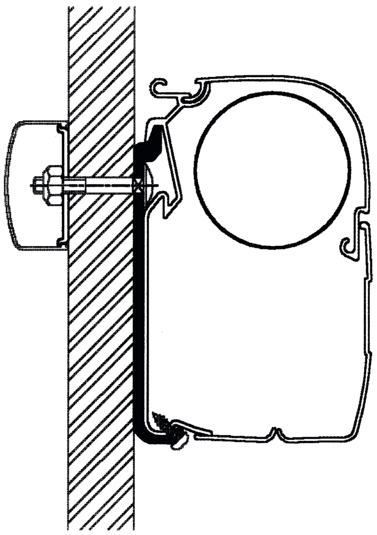 Thule Flach-Adapter Serie 5, 450 cm