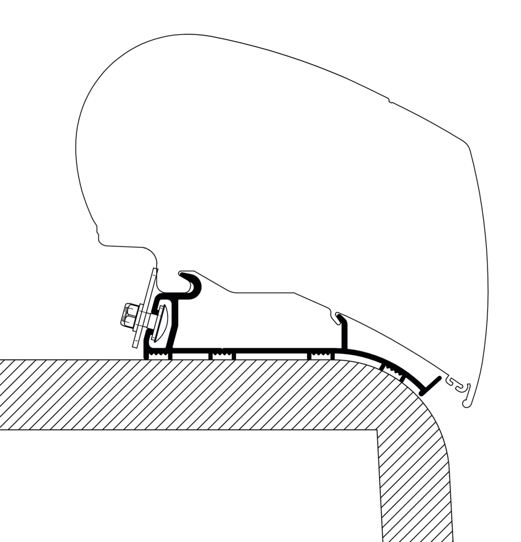 Thule Adapter Hymer Roof-Nova 350 cm