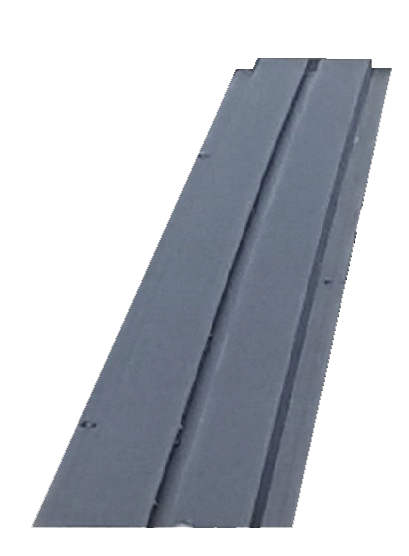 Alu-Line Planke schwarz DR 56280, Länge 2,73 m
