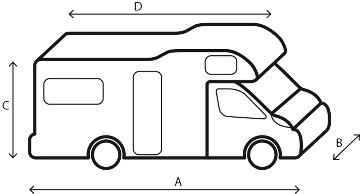 Brunner Schutzhülle Reisemobil 600 - 650 cm