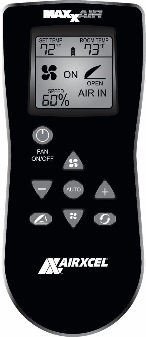 MAXXAIR MaxxFan Deluxe Black-Smoke