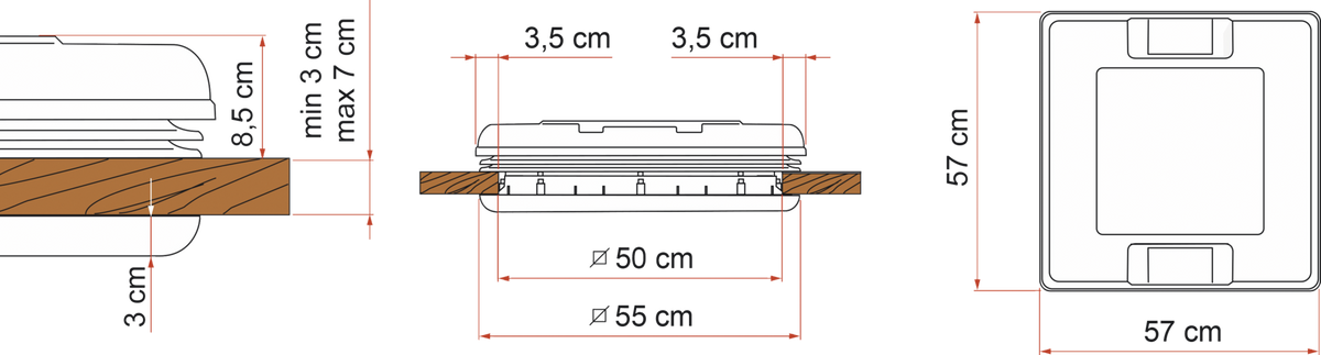 FIAMMA-Vent 50 weiß