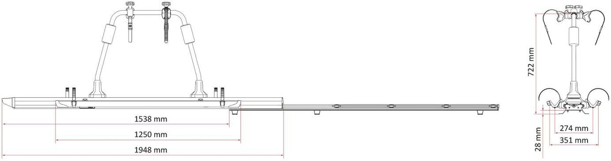 Fiamma CARRY-BIKE Garage Slide Deluxe