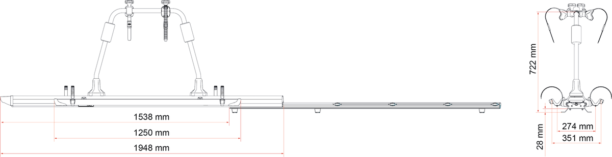 Fiamma CARRY-BIKE Garage Slide Deluxe