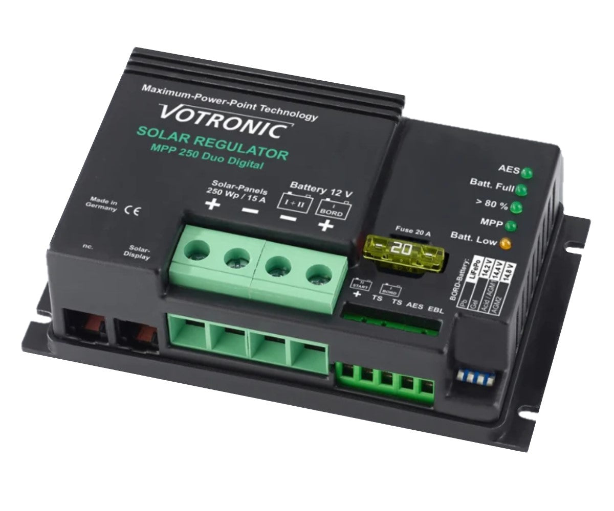 Votronic 12V Solar-Laderegler MPP 250 Duo Digital