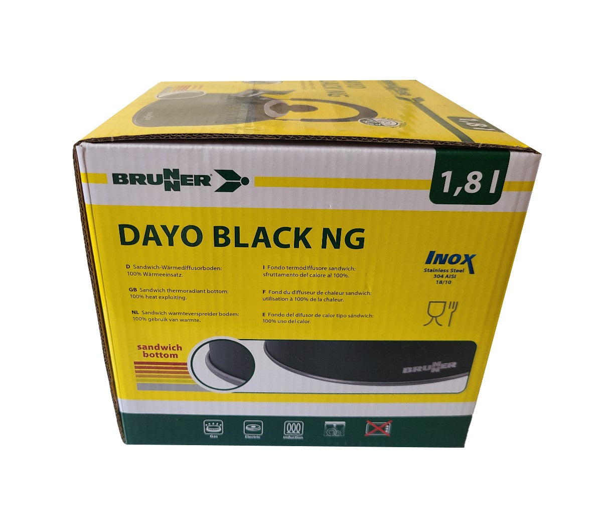 Camping Wasserkessel DAYO BLACK von Brunner