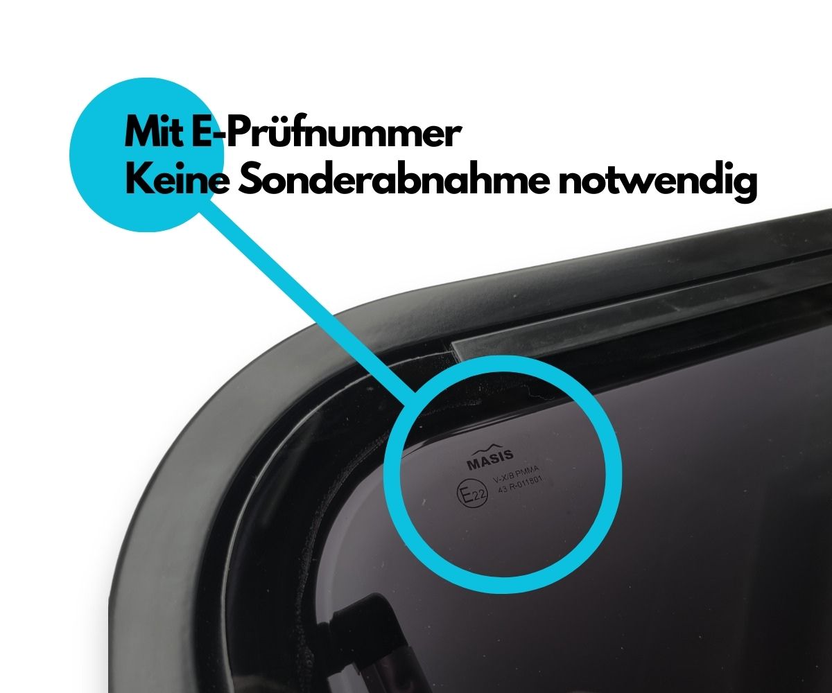 Wohnmobil universal Ausstellfenster 450 x 450