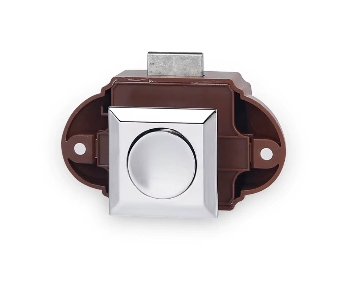 camper push lock Push Lock quadratisch 19-21mm chrome Wandstärke online kaufen – Camping Pantheratec