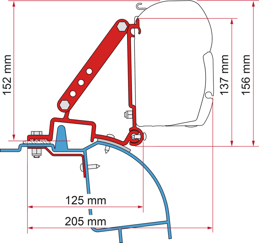 Fiamma Adapter Renault Master