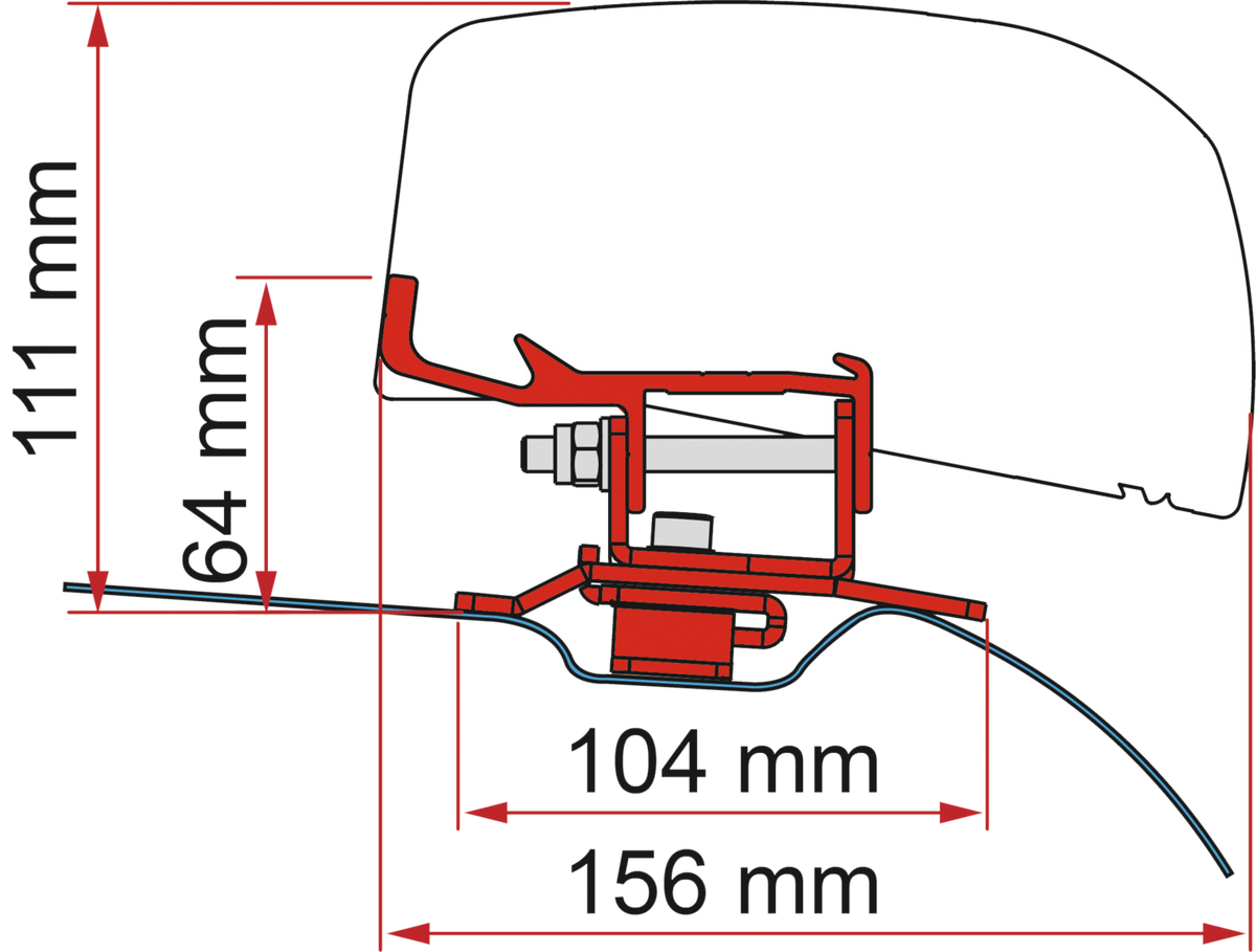 Fiamma Adapter F40 PSA ab 2014 (S)