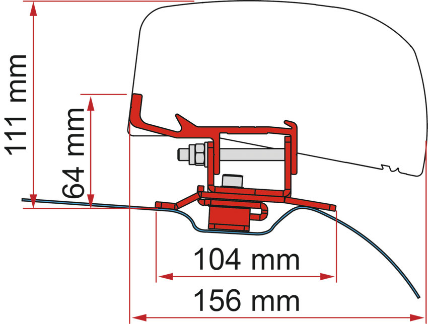 Fiamma Adapter F40 PSA ab 2014
