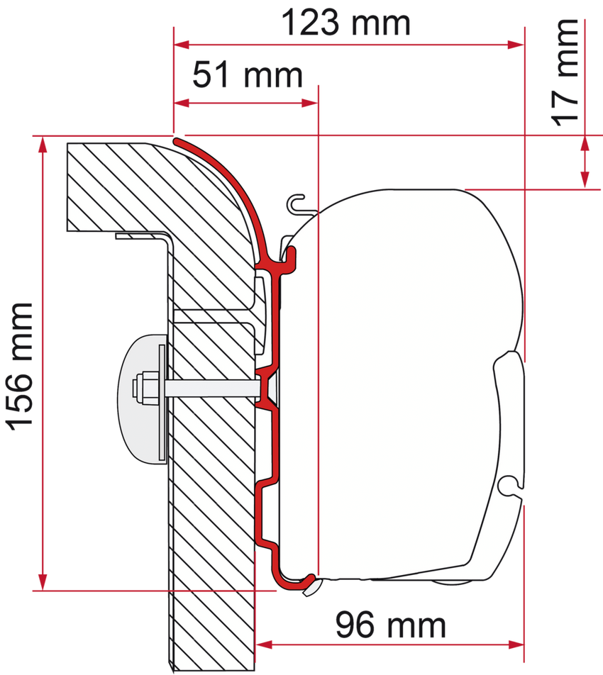 Fiamma Adapter Bürstner