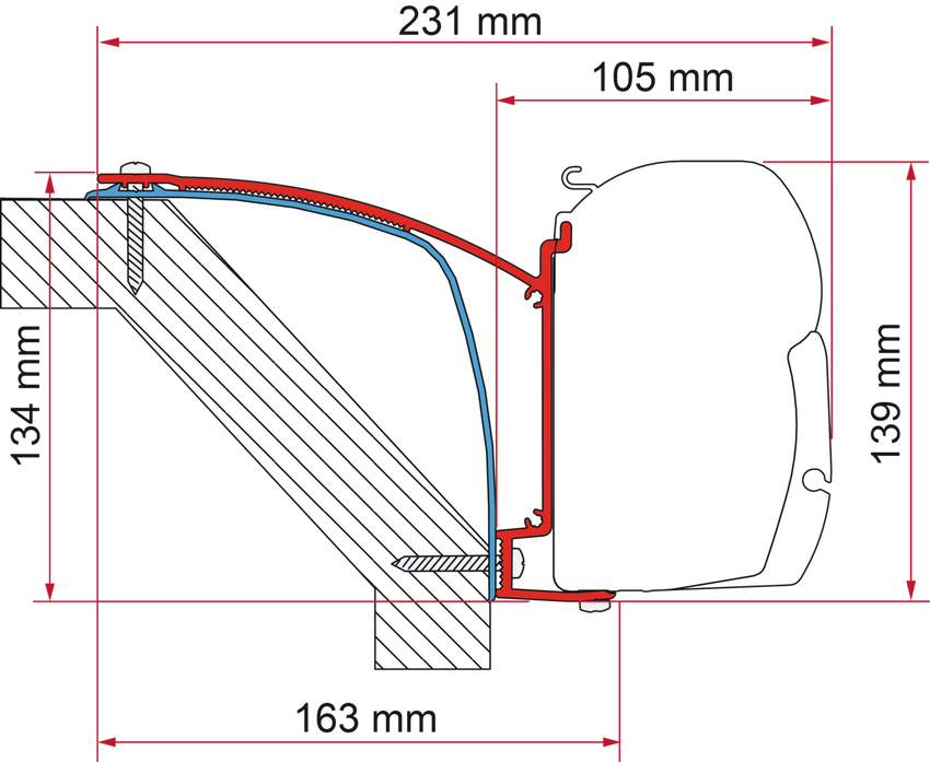 Fiamma Adapter Laika Ecovip ab 07