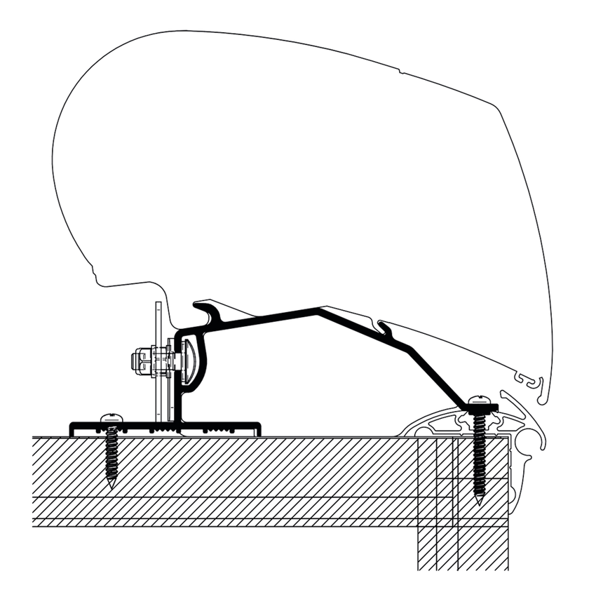 Thule Caravan Roof Adapter