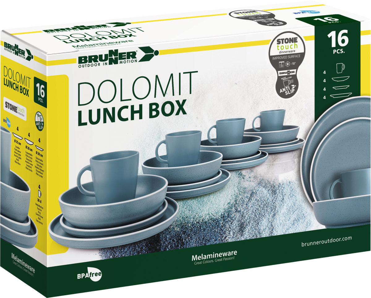 Brunner Lunch Box DOLOMIT BLUE