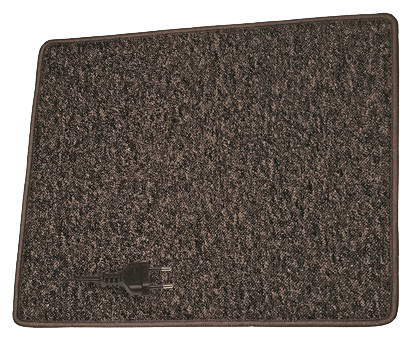Procar Heizteppich 230 V 60x100 cm braun