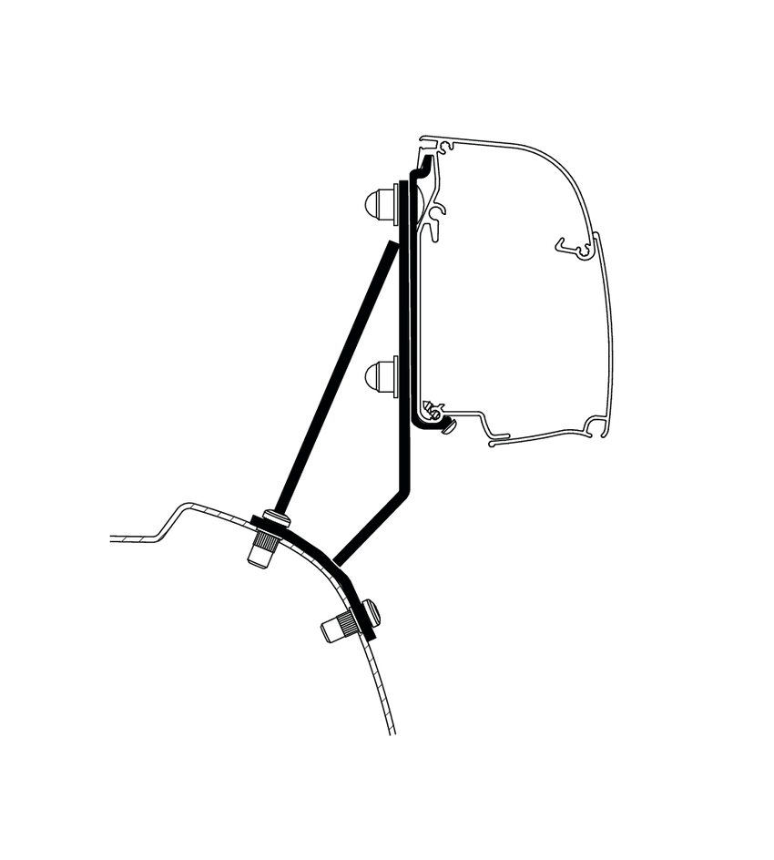 Thule Adapter T 4200 Transit/Tourneo Cust V710