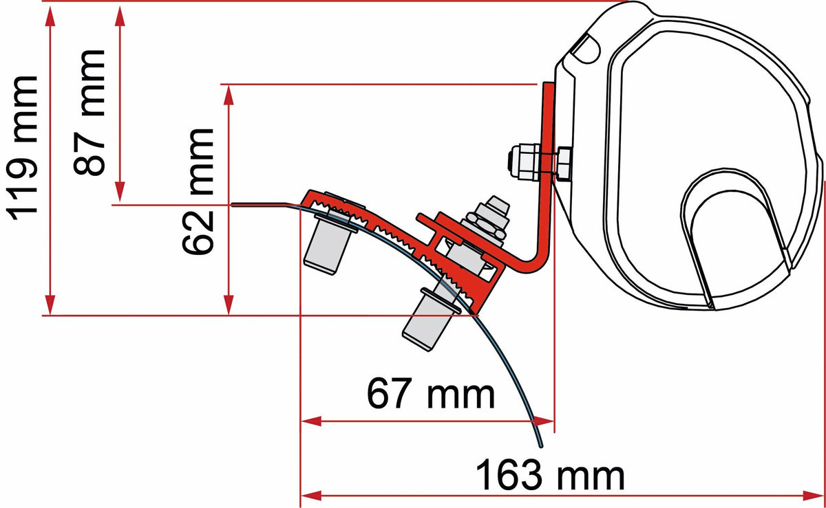 Fiamma Adapter F35 Kit PSA ab 2018