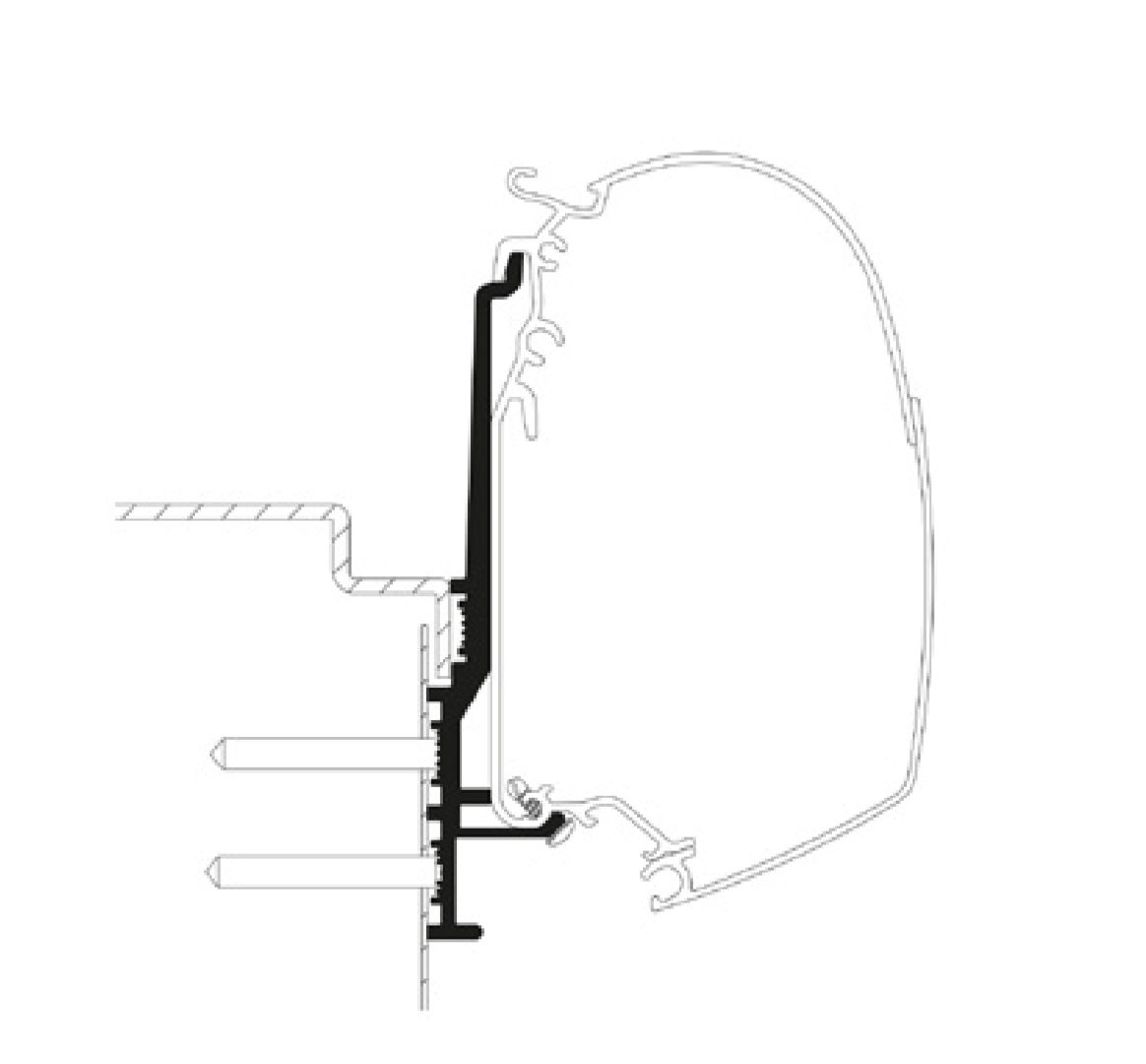 Thule Adapter Knaus Tourer CUV