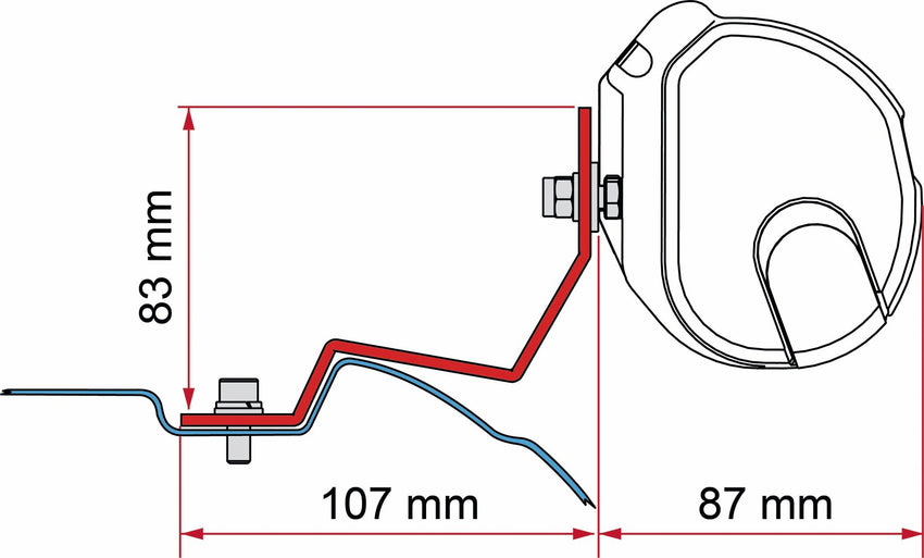 Fiamma Adapter-Kit F35 Viano