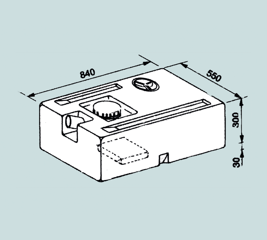 Lilie Wassertank 130 l