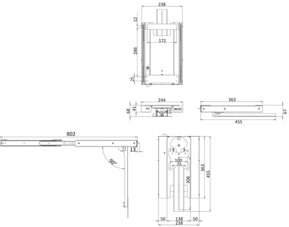 Lippert TFT-Halter für die Decke