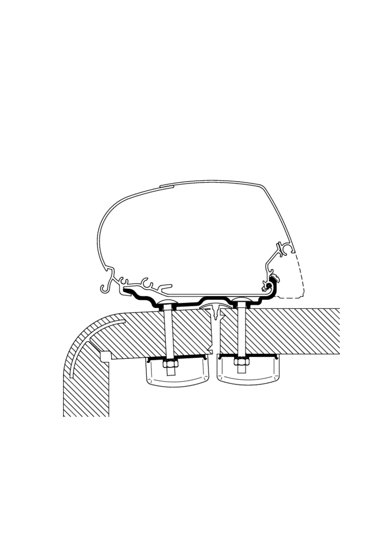 Thule Adapter Hymer 2016, 500 cm