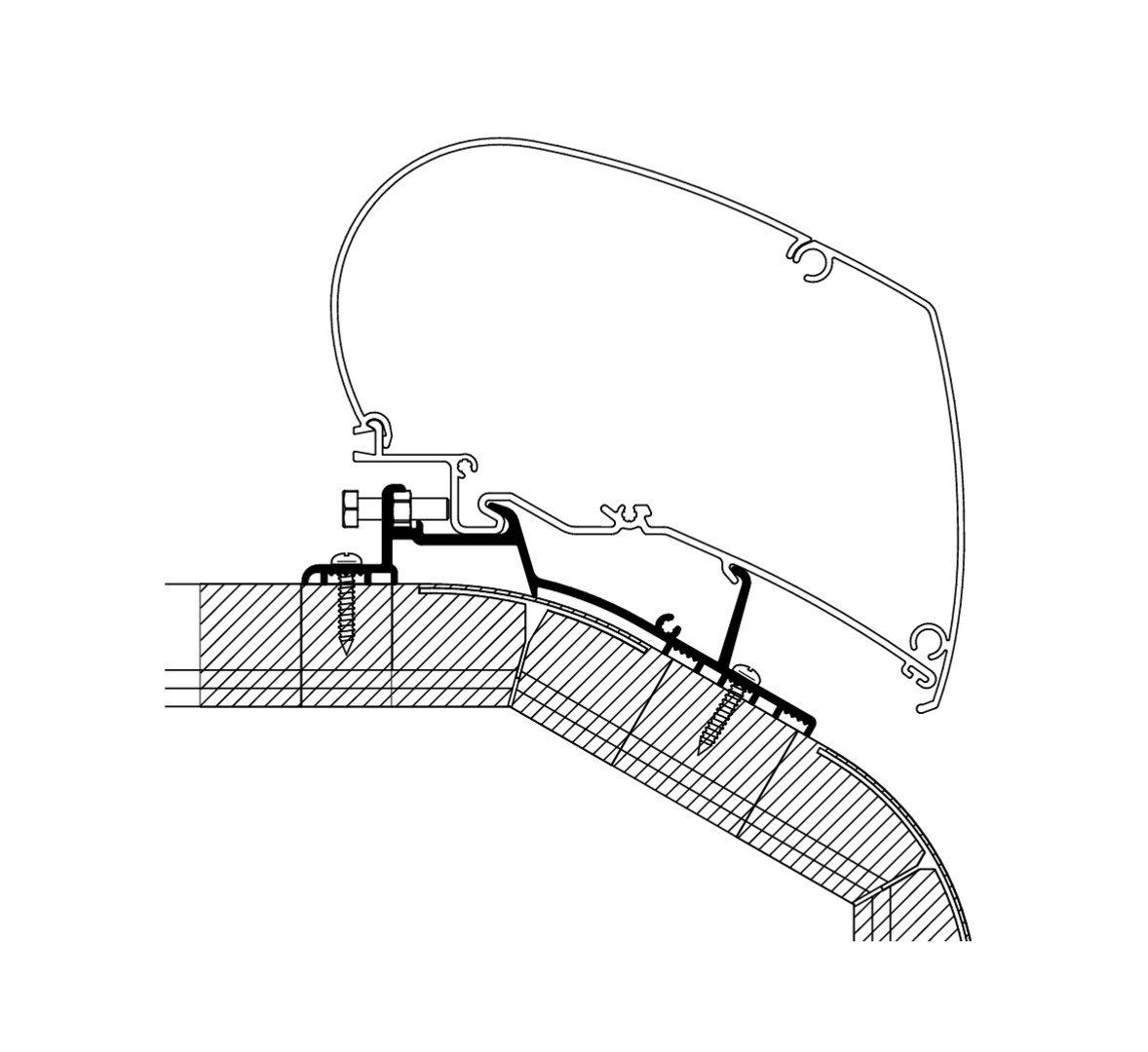 Thule Adapter LMC Explo-Cruis MJ18 450cm