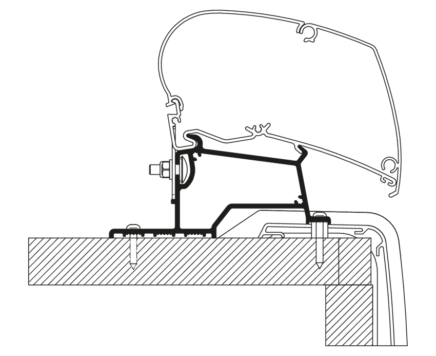 Thule Rapido Serie C - V21 Adapter - 4.00m