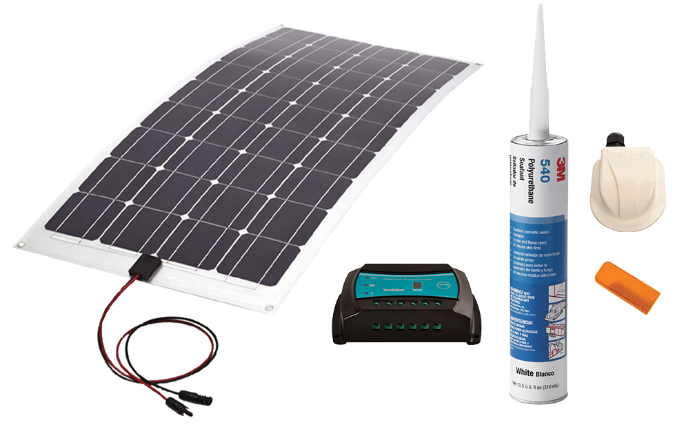 Euro-Accessoires Solarpaket TOP-HIT Flex 150 W (R)