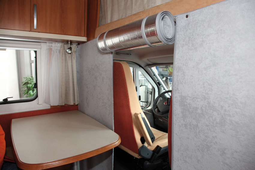 Hindermann Thermo-Trennvorhang Alkoven-RM hellbeige