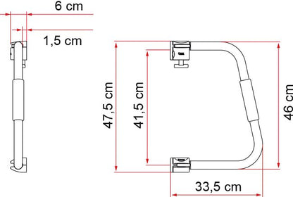 Fiamma Einstiegshilfe SECURITY 46 weiß