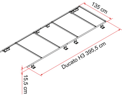 Fiamma ROOF-RAIL Ducato H3 (S) (R)