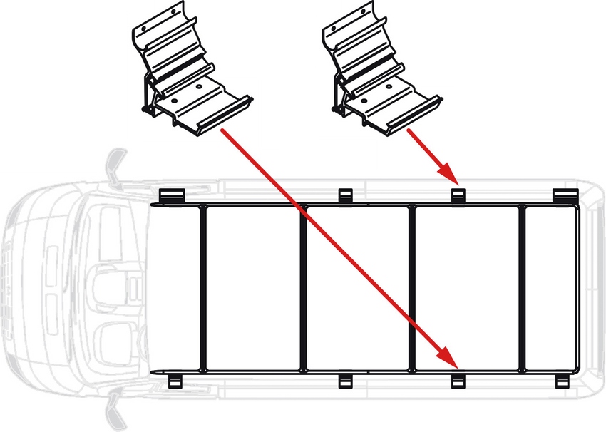 Fiamma Kit ROOF-RAIL Ducato Extra