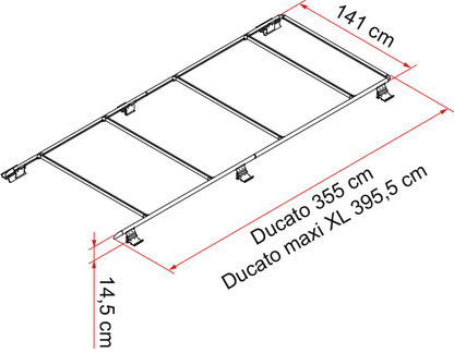 Fiamma ROOF-RAIL Ducato