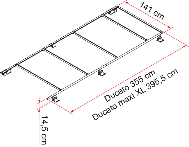 Fiamma ROOF-RAIL Ducato