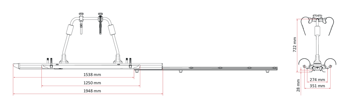 Fiamma CARRY-BIKE Garage Slide Deluxe