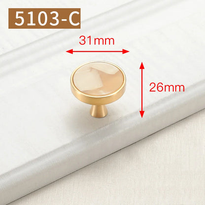 Möbelgriffe Luisa Gold farbig 5103-C