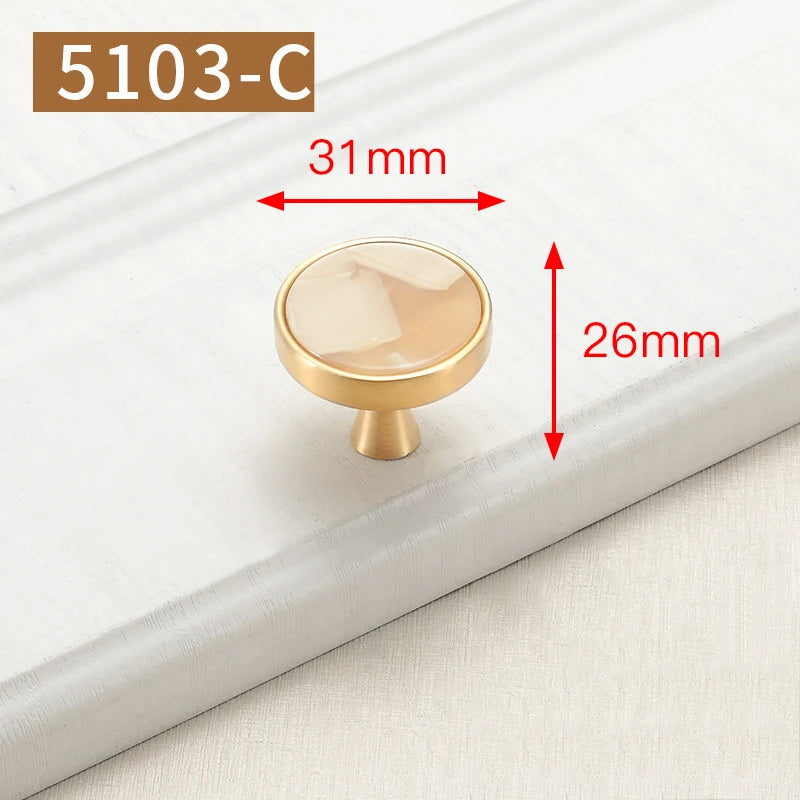 Möbelgriffe Luisa Gold farbig 5103-C