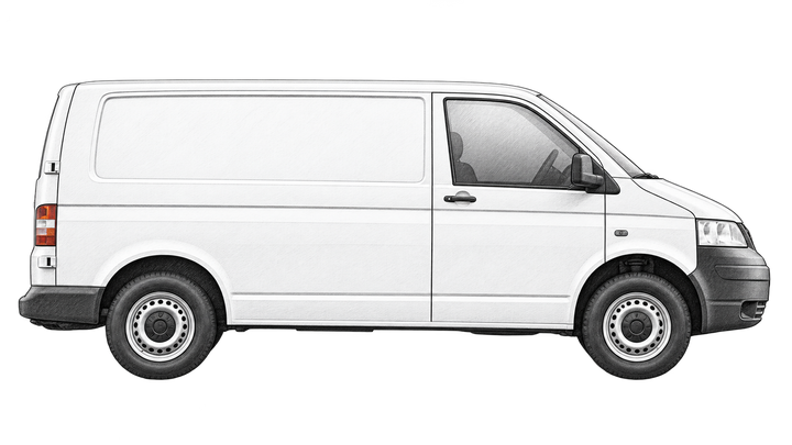 VW T5 Skizze