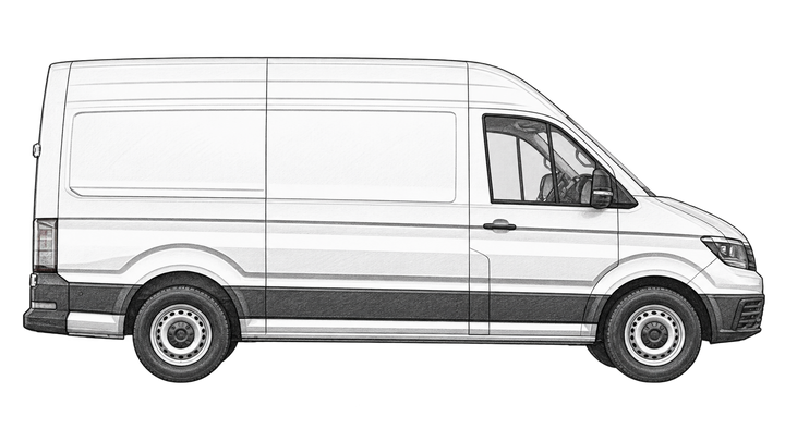 VW Crafter Skizze