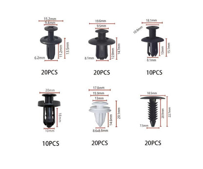 Clips für das Auto universal 100 Stück
