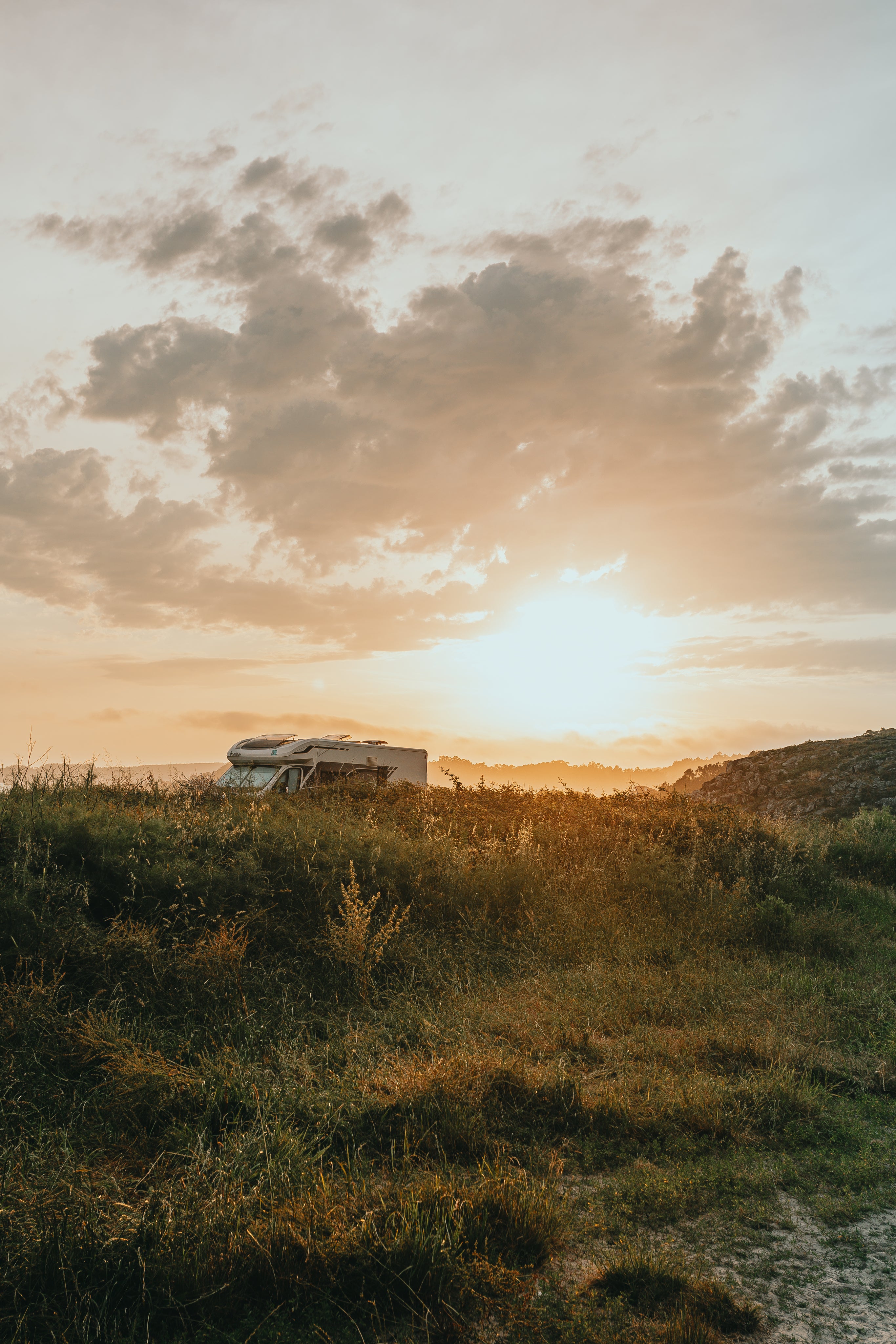 Camper Sonnenuntergang
