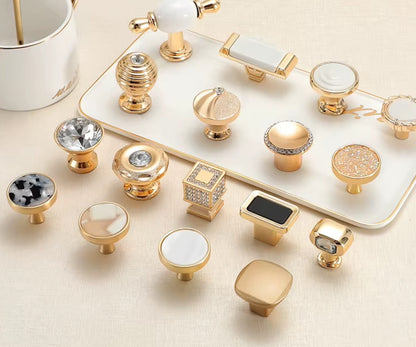 Möbelgriffe Luisa Gold farbig