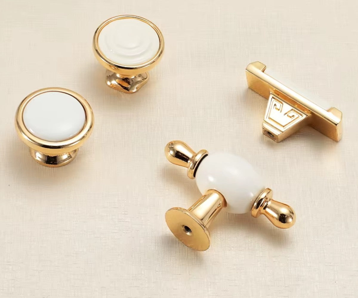 Möbelgriffe Luisa Gold farbig Rückseite